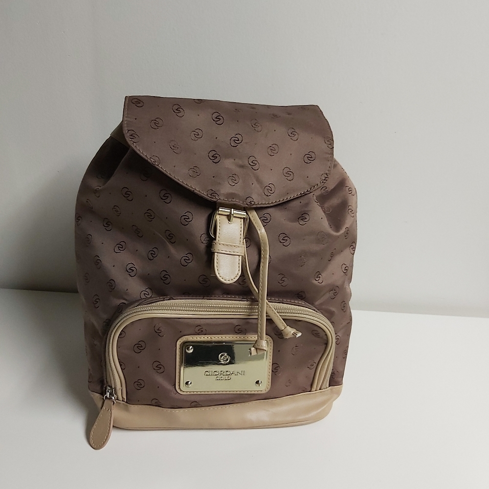 Oriflame Sweden Brown And Gold bucket bag